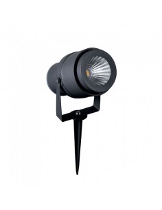 Lampada da giardino a picchetto LED 12W Corpo Grigio 3000K