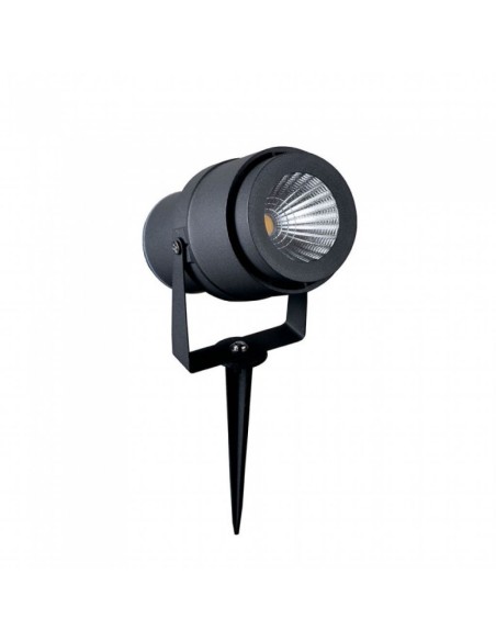 Lampada da giardino a picchetto LED 12W Corpo Grigio 3000K
