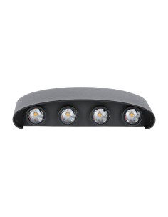 Applique LED 7W Nero Sabbia IP65 4000K