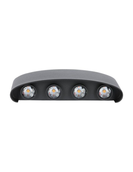 Applique LED 7W Nero Sabbia IP65 4000K