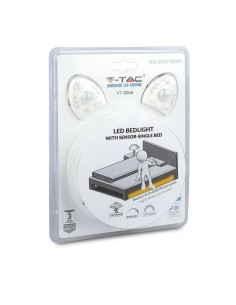 Lampada da comodino a LED con sensore per letto matrimoniale 3000K