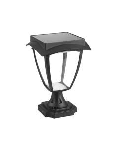 Lampada solare LED da terra 2W Corpo nero 3000K+6000K