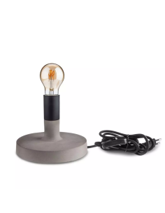 Lampada da tavolo in cemento Nero D 170