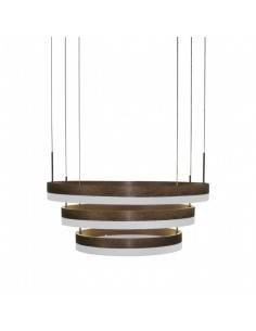 Lampadario Luce Soffusa Dimmerabile 82W Caffè 3000K