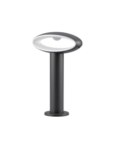 Lampada a Paletto LED 9W Grigio Scuro Alluminio 30cm 4000K IP54