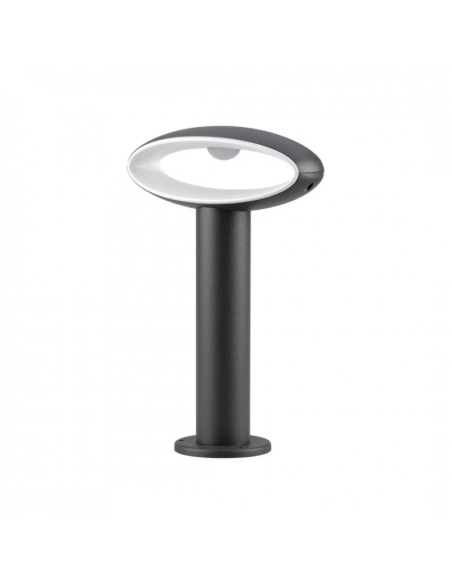 Lampada a Paletto LED 9W Grigio Scuro Alluminio 30cm 4000K IP54