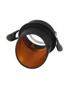 Raccordo GU10 rotondo nero