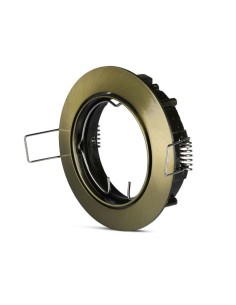 GU10 Raccordo rotondo mobile in oro