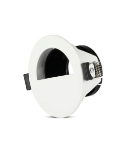 Raccordo GU10 semicerchio bianco + nero