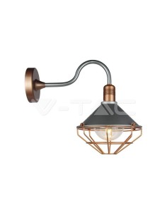 Lampada da Parete Oro Rosa Opaco Down IP65