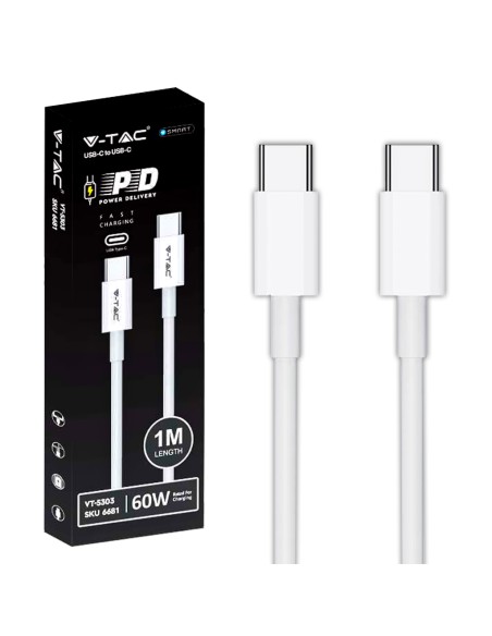 Cavo USB tipo C da 1 m bianco