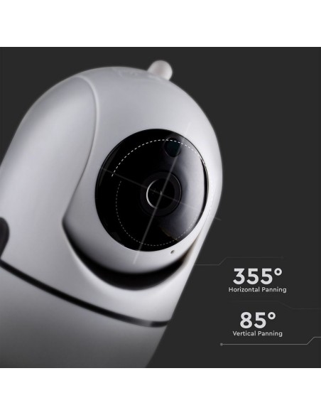 Camera di Videosorveglianza da Interno 2MP 1080px IP WiFi Orientabile PTZ Visione Notturna e Sensore di Movimento-preview298