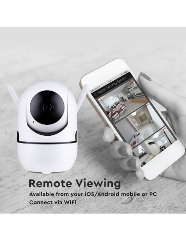 Camera di Videosorveglianza da Interno 2MP 1080px IP WiFi Orientabile PTZ Visione Notturna e Sensore di Movimento-preview301