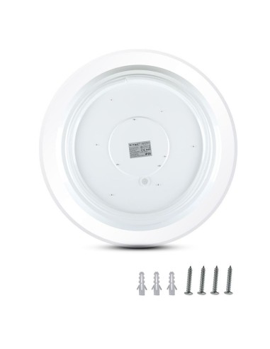 Plafoniera LED Rotonda 60W 3 in 1 Effetto Stellato Compatibile con Google Home e Amazon Alexa Dimmerabile-preview 1845