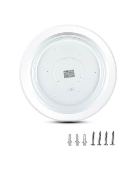 Plafoniera LED Rotonda 60W 3 in 1 Effetto Stellato Compatibile con Google Home e Amazon Alexa Dimmerabile-preview 1845