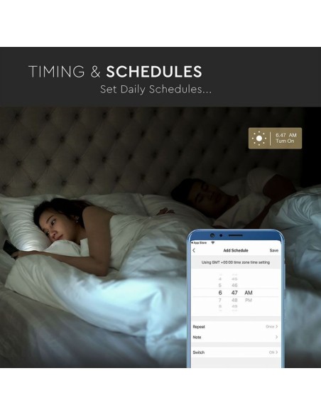 Plafoniera LED Rotonda 60W 3 in 1 Effetto Stellato Compatibile con Google Home e Amazon Alexa Dimmerabile-preview 1847