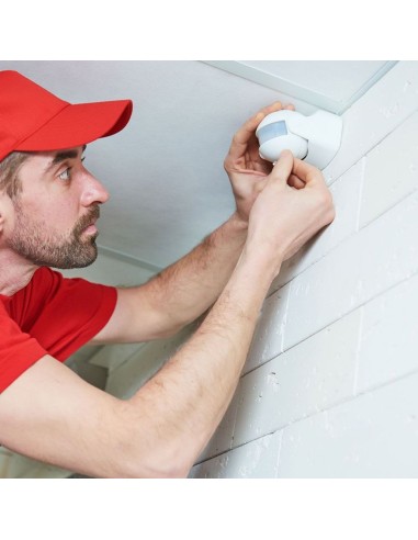 Sensore di Movimento a Infrarossi 180 gradi Montaggio a Plafone Orientabile Colore Bianco (Max 300W) IP44-preview 3024