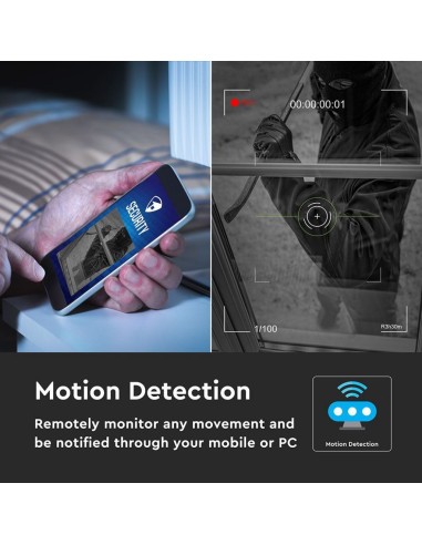 Camera di Videosorveglianza da Esterno 3MP IP WiFi Orientabile PTZ Visione Notturna e Sensori di Movimento-preview312