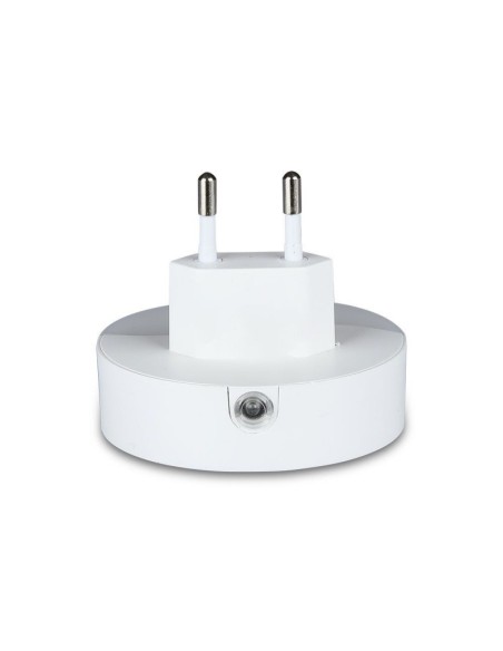 Faretto LED Chip Samsung Segnapasso Notturno Rotondo 0 45W con Sensore Crepuscolare e USB Colore Bianco-preview87