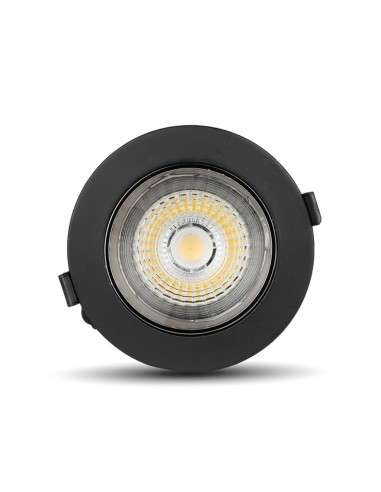 Faretto LED Chip Samsung da Incasso Rotondo LED COB 20W Riflettore Orientabile Colore Nero 4000K-preview 7265