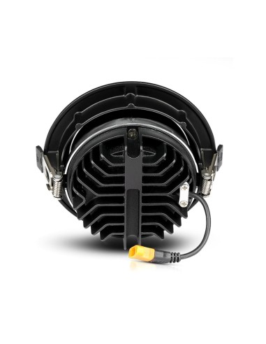 Faretto LED Chip Samsung da Incasso Rotondo LED COB 20W Riflettore Orientabile Colore Nero 4000K-preview 7266