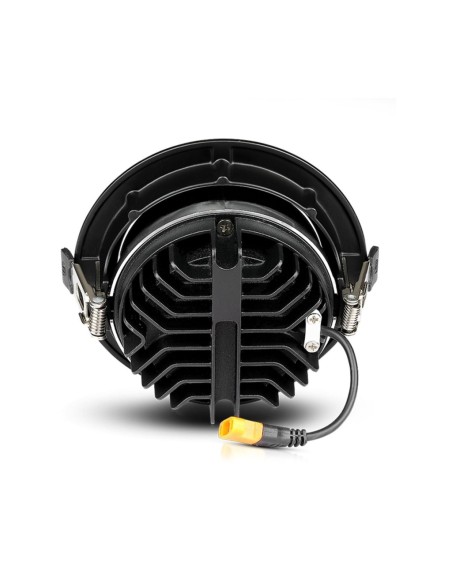 Faretto LED Chip Samsung da Incasso Rotondo LED COB 20W Riflettore Orientabile Colore Nero 4000K-preview 7266