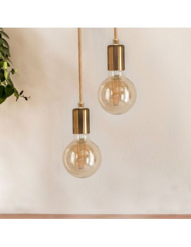 Lampadario LED in Alluminio Cromato a Specchio con Portalampada E27 (Max 60W) Colore Rosa Dorato-preview 2818