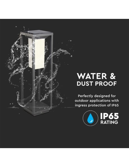 Lampada Solare LED Chip Samsung da Muro Esterno 2W Rettangolare Sensore di Movimento Crepuscolare-preview264