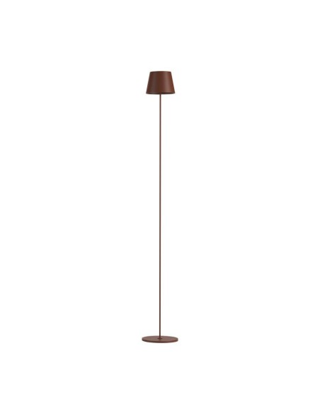 Piantana LED 4W Colore Corten in Alluminio con Touch Dimmerabile Altezza regolabile 3in1 3000K IP54-prodotto
