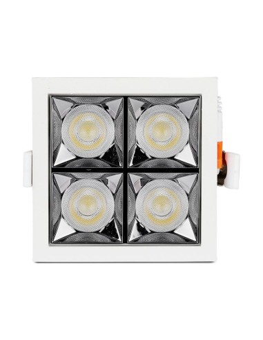 Faretto LED Chip Samsung da Incasso 16W (4*4W) UGR minore 19 12 gradi 4000K CRI maggiore 90-preview 1363
