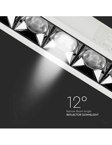 Faretto LED Chip Samsung da Incasso 20W (5*4W) UGR minore 19 12 gradi 5700K CRI maggiore 90-preview 1391