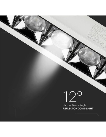 Faretto LED Chip Samsung da Incasso 20W (5*4W) UGR minore 19 12 gradi 5700K CRI maggiore 90-preview 1391