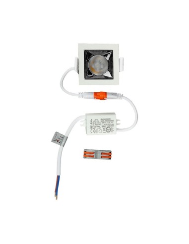 Faretto LED Chip Samsung da Incasso 4W UGR minore 19 12 gradi 5700K CRI maggiore 90-preview 1259