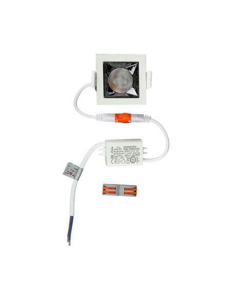 Faretto LED Chip Samsung da Incasso 4W UGR minore 19 12 gradi 5700K CRI maggiore 90-preview 1259