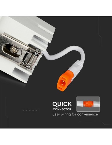 Faretto LED Chip Samsung da Incasso 4W UGR minore 19 12 gradi 5700K CRI maggiore 90-preview 1260