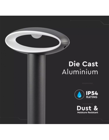 Lampada LED da Giardino Fissaggio a Terra 9W Colore Grigio Scuro h 30cm 4000K IP54-preview 3076