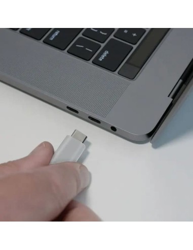 Cavo da USB Tipo C a USB Tipo C 1m Ricarica Rapida 3.1A 60W Colore Bianco-prodotto in ambiente