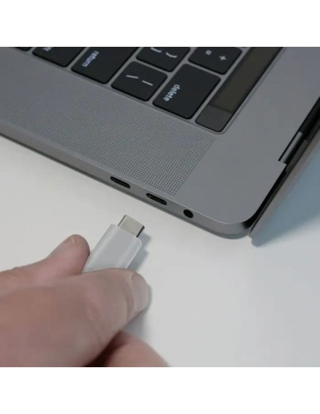 Cavo da USB Tipo C a USB Tipo C 1m Ricarica Rapida 3.1A 60W Colore Bianco-prodotto in ambiente