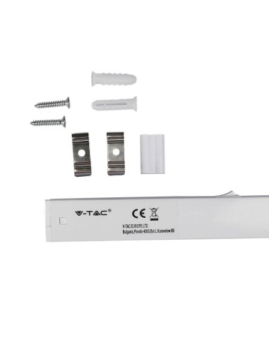 Plafoniera LED Chip Samsung Lineare 16W 120cm Raccordabile con Interruttore 4000K-preview 5783