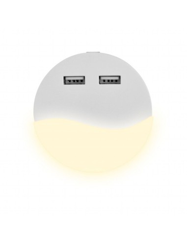 Faretto LED Chip Samsung Segnapasso Notturno Rotondo 0 45W con Sensore Crepuscolare-preview4