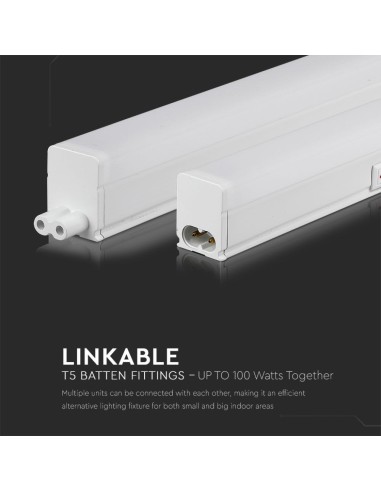 Plafoniera LED Chip Samsung Lineare 4W 30cm Raccordabile con Interruttore 4000K-preview 5720