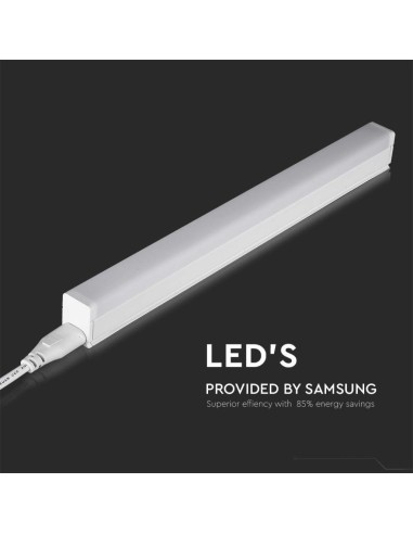 Plafoniera LED Chip Samsung Lineare 4W 30cm Raccordabile con Interruttore 4000K-preview 5727