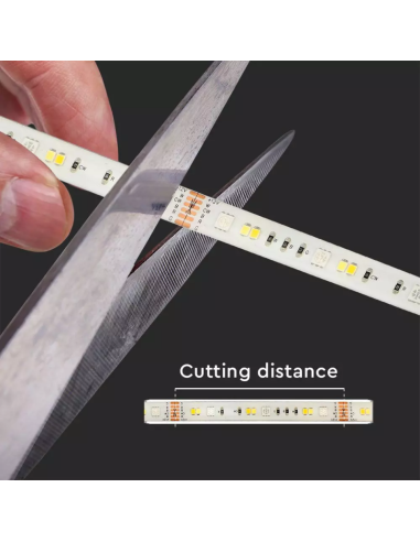 Kit per Strip LED SMD5050 4W/m 54LED/m RGB e 3in1 5 metri 12V Con Controllo Wifi-preview41