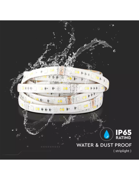 Kit per Strip LED SMD5050 4W/m 54LED/m RGB e 3in1 5 metri 12V Con Controllo Wifi-preview43