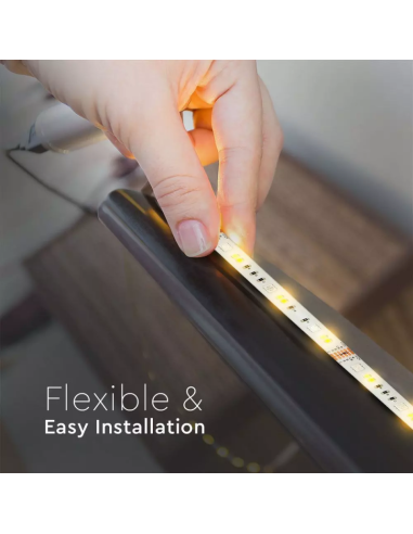 Kit per Strip LED SMD5050 4W/m 54LED/m RGB e 3in1 5 metri 12V Con Controllo Wifi-preview47