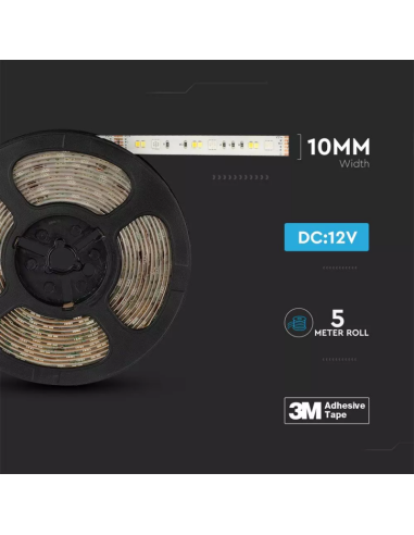 Kit per Strip LED SMD5050 4W/m 54LED/m RGB e 3in1 5 metri 12V Con Controllo Wifi-preview49