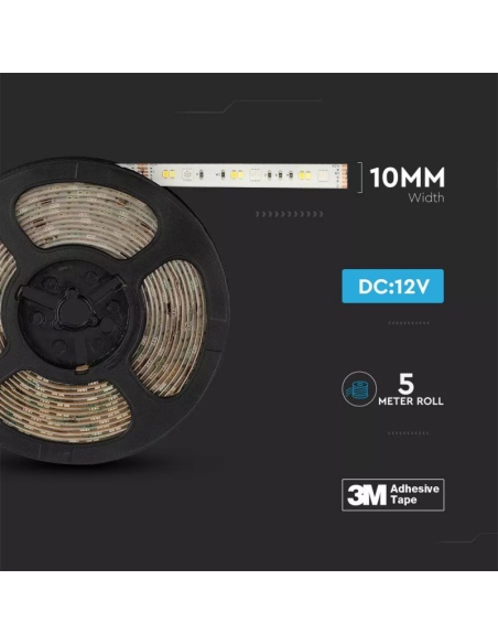 Kit per Strip LED SMD5050 4W/m 54LED/m RGB e 3in1 5 metri 12V Con Controllo Wifi-preview49
