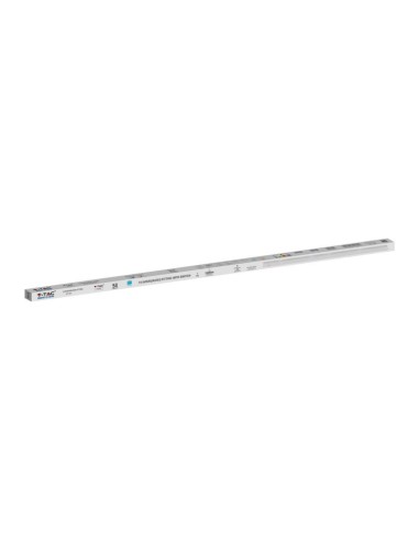 Plafoniera LED Chip Samsung Lineare 16W 120cm Raccordabile con Interruttore 3000K-imballo