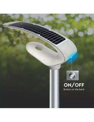 Lampada LED da giardino 20W Con Pannello Solare 6400K Con Sensore PIR IP65-preview 3133