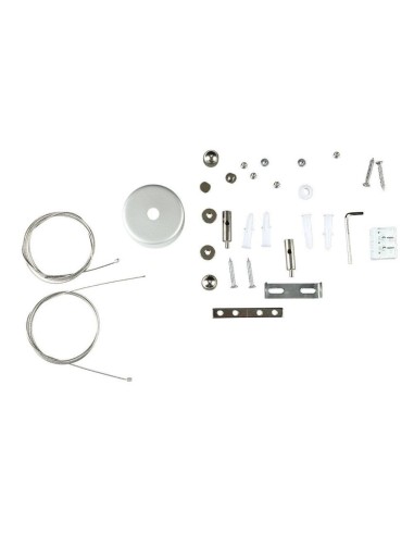 Plafoniera LED Chip Samsung a Sospensione 40W Lineare Colore Argento 4000K-preview 5556